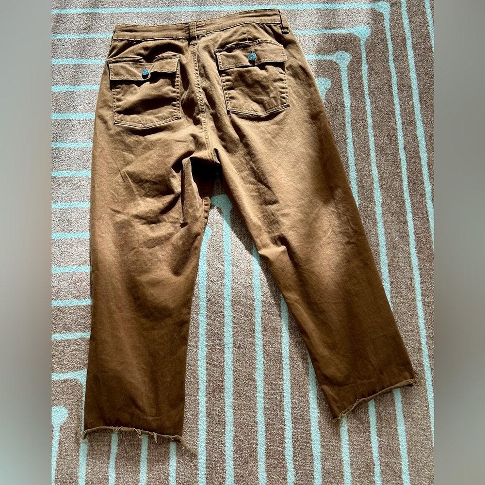 KUT from the Kloth Chris High Waist Ankle Slim Straight Leg Pants capri size 14 - Picture 3 of 5